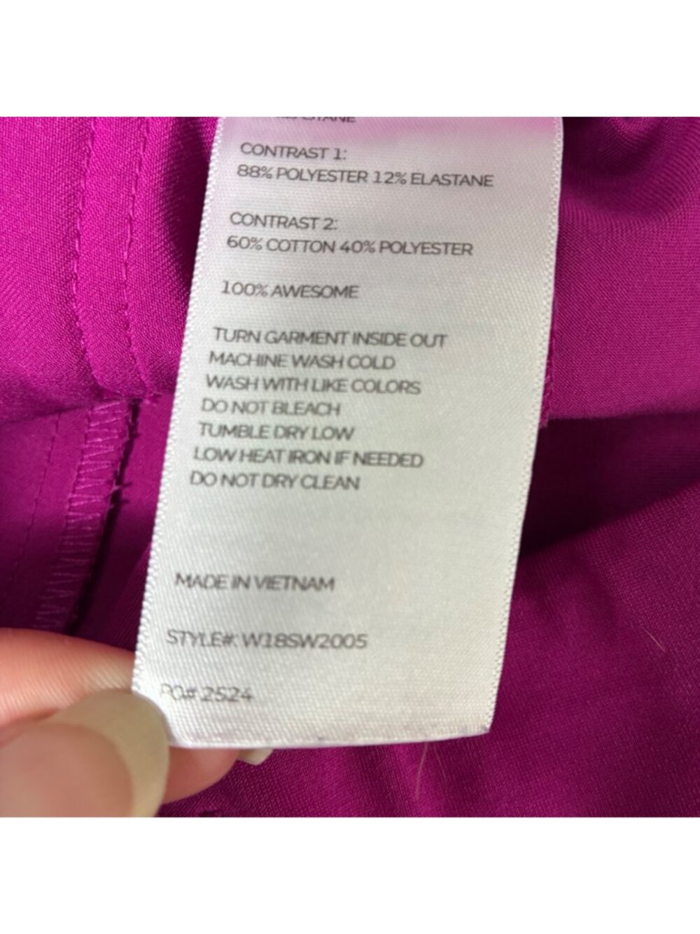 FIGS Women’s Zamora Joggers Scrub Pants Raspberry Sorbet Sz M - Picture 7 of 9